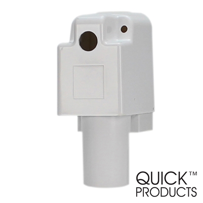 Quick Products JQ-RHW Replacement Plastic Cover for Electric Tongue Jack - White