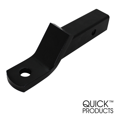 Quick Products QP-HS2805 Class III Trailer Ball Mount - 2" Drop, 1" Rise - 5000 lbs. (Gloss Black Powder-Coat Finish)