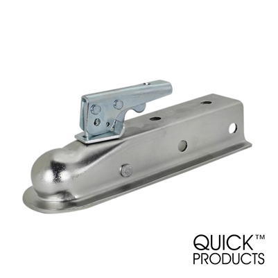 Quick Products QP-HS3023Z Zinc Trigger-Style Trailer Coupler - 2