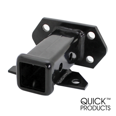 Quick Products QP-HS5839 Bolt-On Receiver Tube - 2", Black